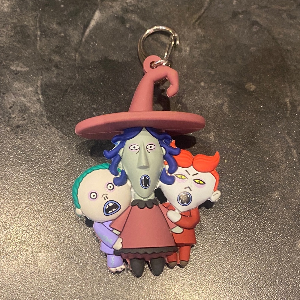 Disney Nightmare Before Christmas Lock, Shock & Barrel Bag Charm